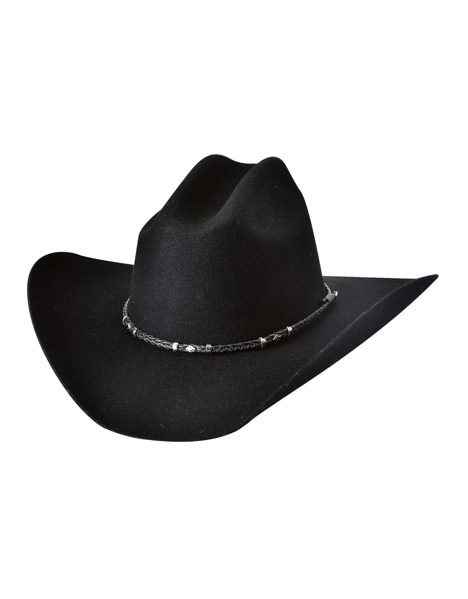 Bullhide Gholson 4X 0805BL Felt Black Cowboy Hat