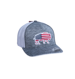 Red Dirt Hat Company USA Buffalo Grey/White RDHC1 Cap