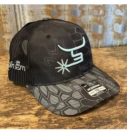 Spin Em Spin Em "Artic" Ice Blue/Kryptek Cap