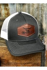 Spin Em Spin Em "Branded" Leather Patch Cap