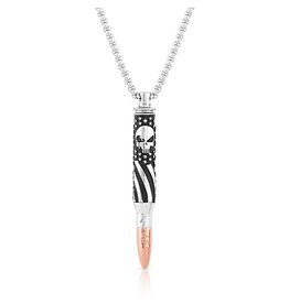 Montana Silversmiths Montana Silversmiths Chris Kyle Cover You Sniper Bullet CKNC5104 Necklace