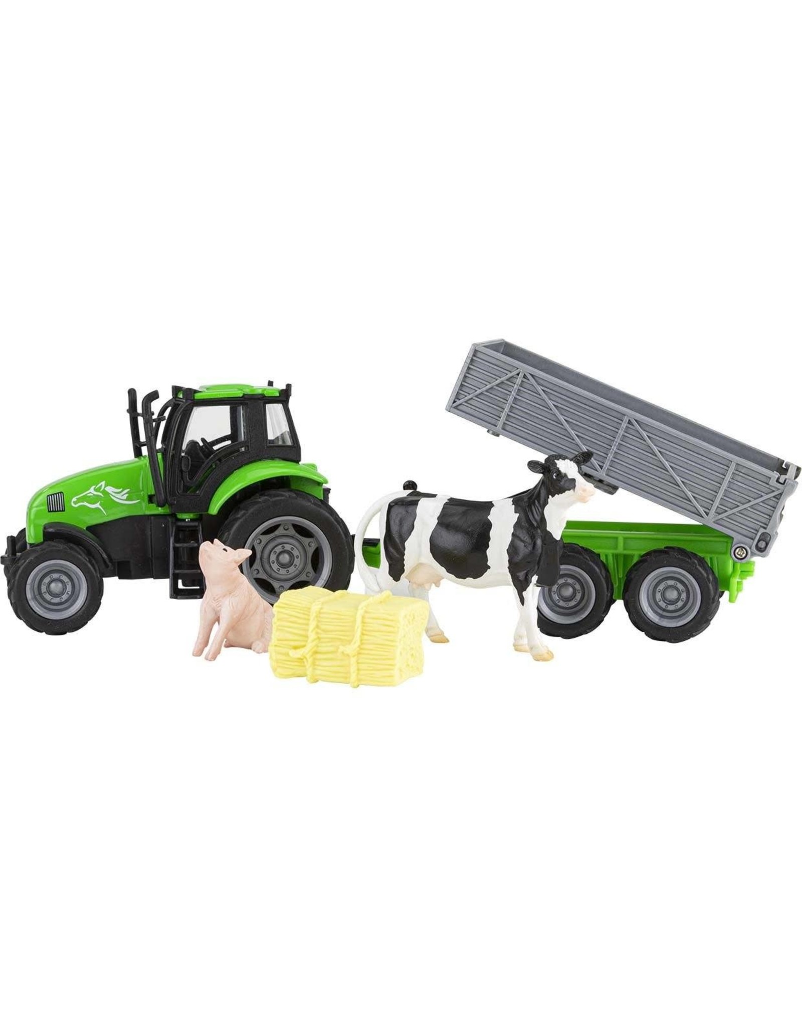 Breyer Breyer Farms Tractor & Tag A Long Wagon 59238 Playset