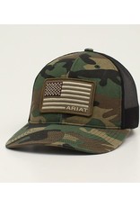 Ariat Army Camo Patch Flag A3000158222 Ball Cap