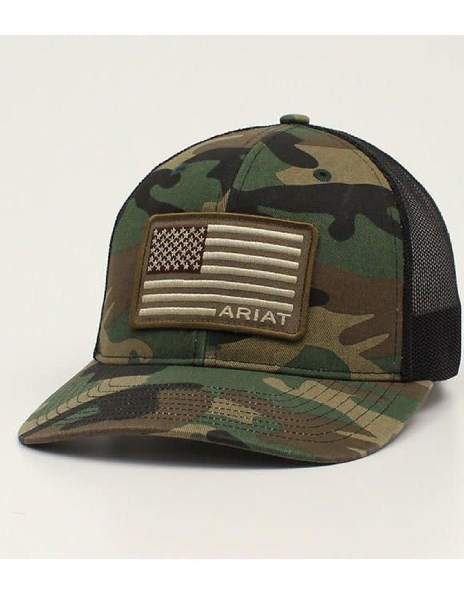 Ariat Army Camo Patch Flag A3000158222 Ball Cap