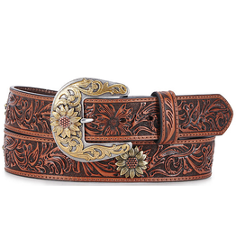 Ariat Ladies Sunflower Concho Tooled A1533508 Belt