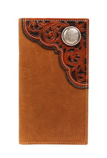 Ariat Nocona Light Oil Tooled Concho N54894217 Rodeo Wallet