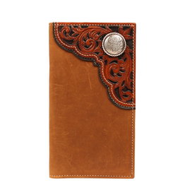 Ariat Nocona Light Oil Tooled Concho N54894217 Rodeo Wallet