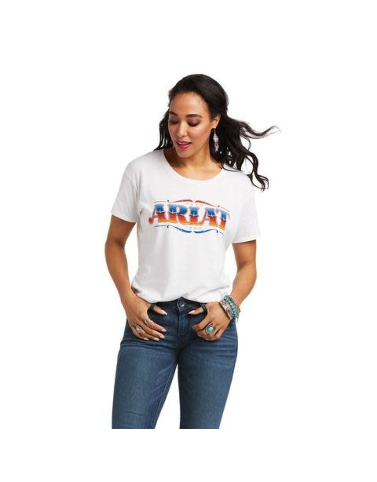 Ariat Ladies Wordmark Serape 10038621 T-Shirt