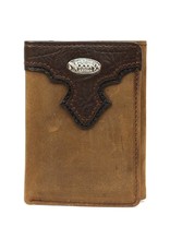 Nocona Nocona Chocolate Trifold Wallet N5482644