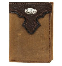 Nocona Chocolate Trifold Wallet N5482644