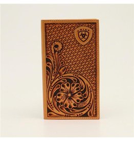 Ariat Floral Tooled Rodeo Wallet A3546108