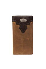 Nocona Nocona Chocolate Overlayed Rodeo Wallet N5482244