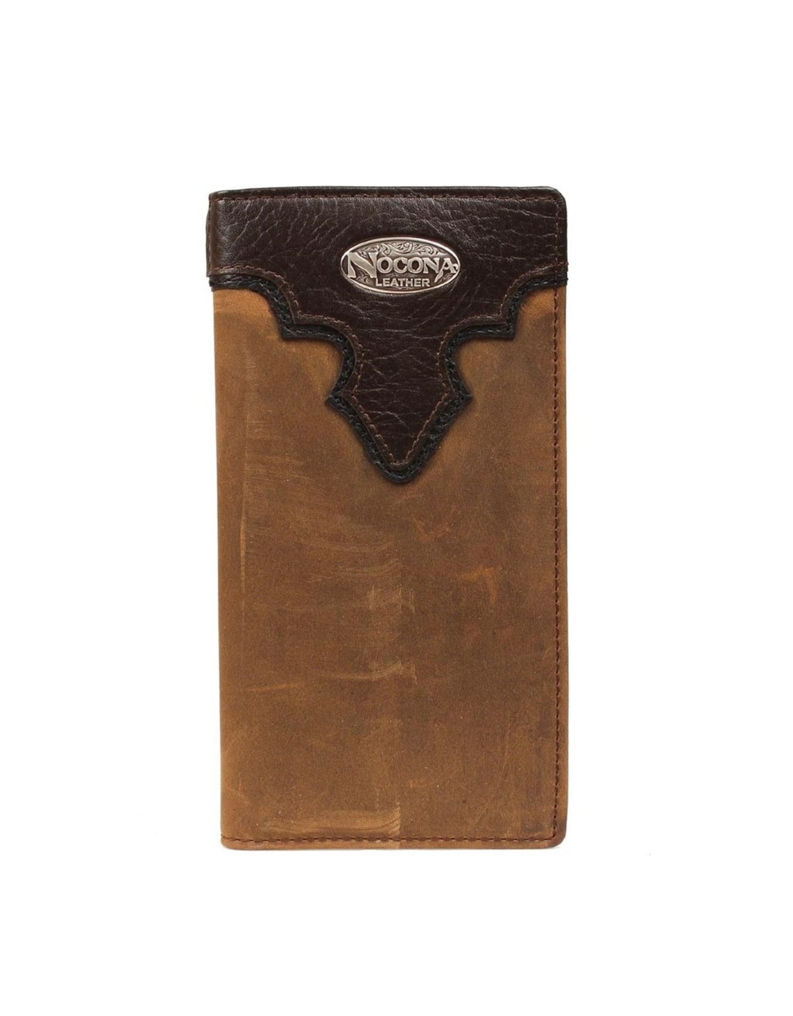 Nocona Nocona Chocolate Overlayed Rodeo Wallet N5482244