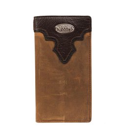 Nocona Nocona Chocolate Overlayed Rodeo Wallet N5482244