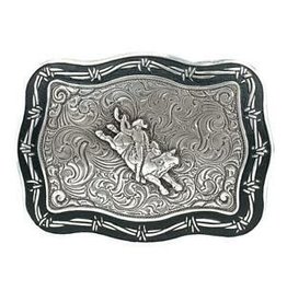 Crumrine Crumrine Barbwire Trim Bull Rider 38028 Buckle