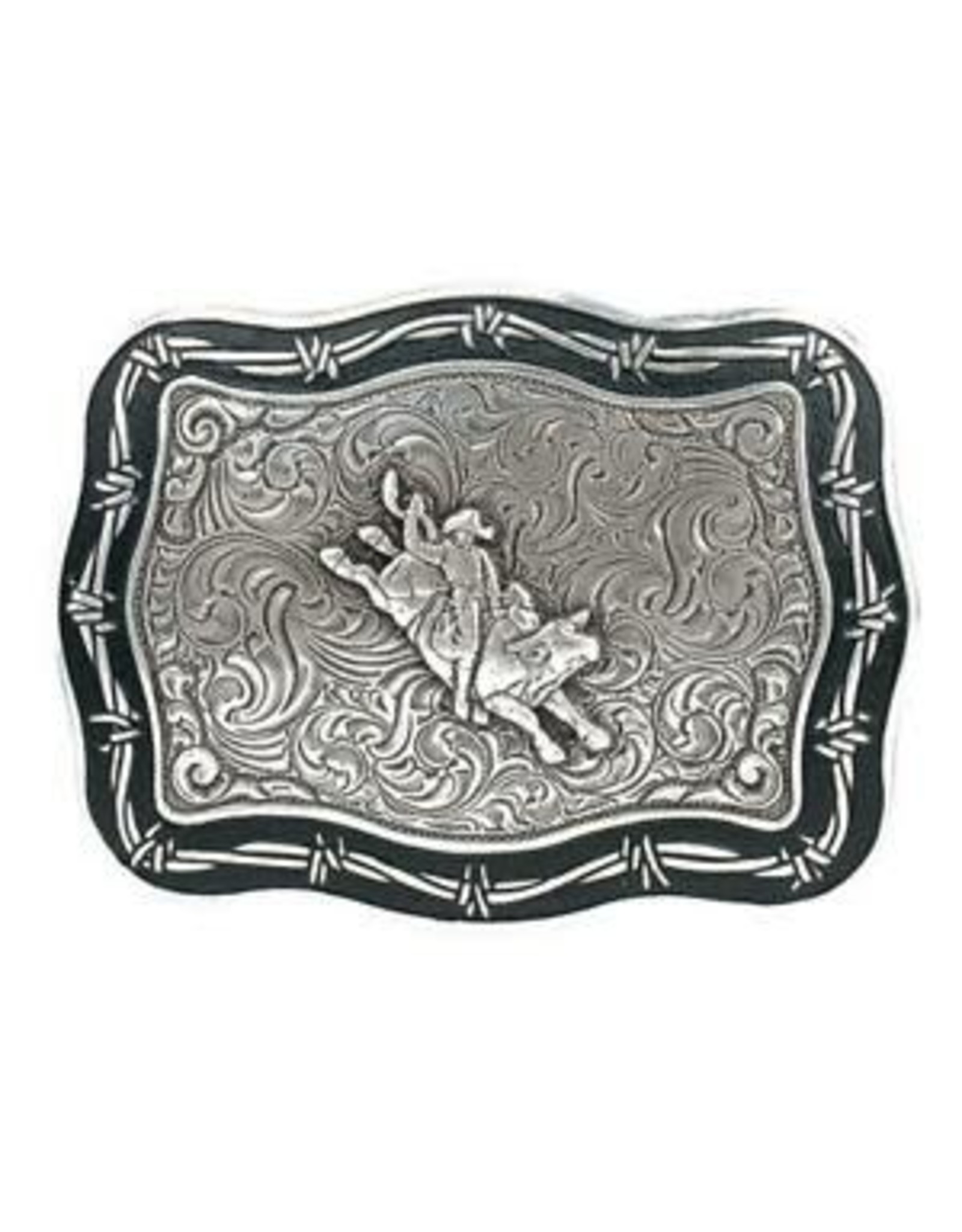 Crumrine Crumrine Barbwire Trim Bull Rider 38028 Buckle