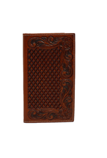 Ariat Tooled Leather Rodeo Wallet A3544208