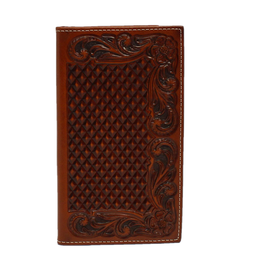 Ariat Tooled Leather Rodeo Wallet A3544208