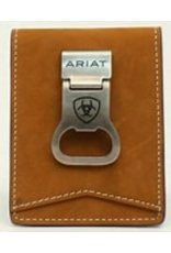 Ariat Plain Leather A3543344 Money Clip Wallet