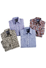 Wrangler Kid's Classic Fit 201WAAL Plaid Long Sleeve Shirts
