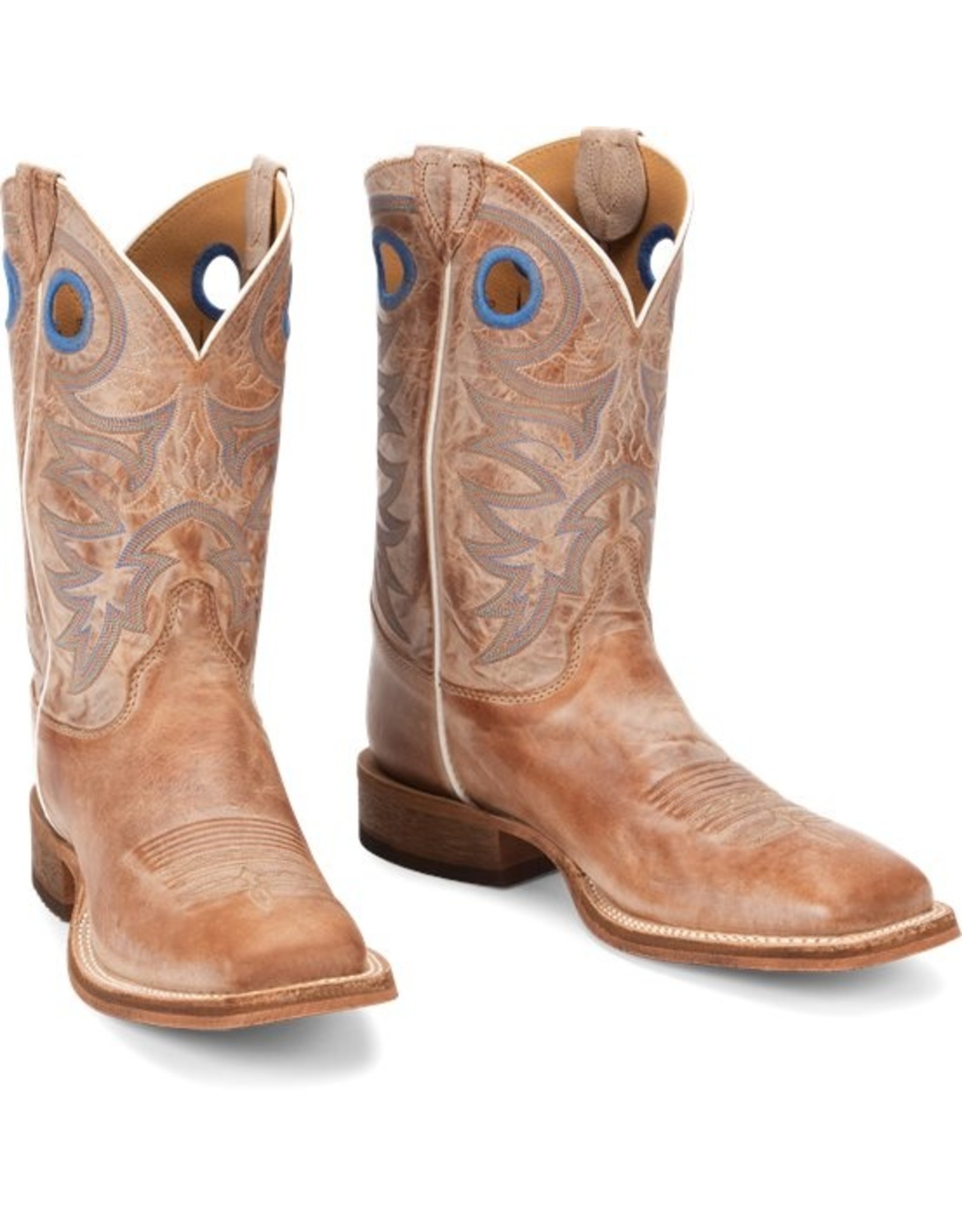 Justin Men's Bent Rail Caddo Beige BR744 Western Boots Nelson Royal's