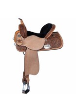 Circle Y Proven Mansfield Maltese Cross 15" Wide Tree 6221-2504-05 Barrel Saddle