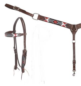 Cashel Cashel Beaded Breast Collar TAOS SA-BCBD220-TO