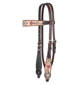 Circle Y Fire Lily Browband Headstall 1005-12-ST