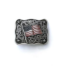 Nocona Nocona Small Wavy Flag Buckle 37706