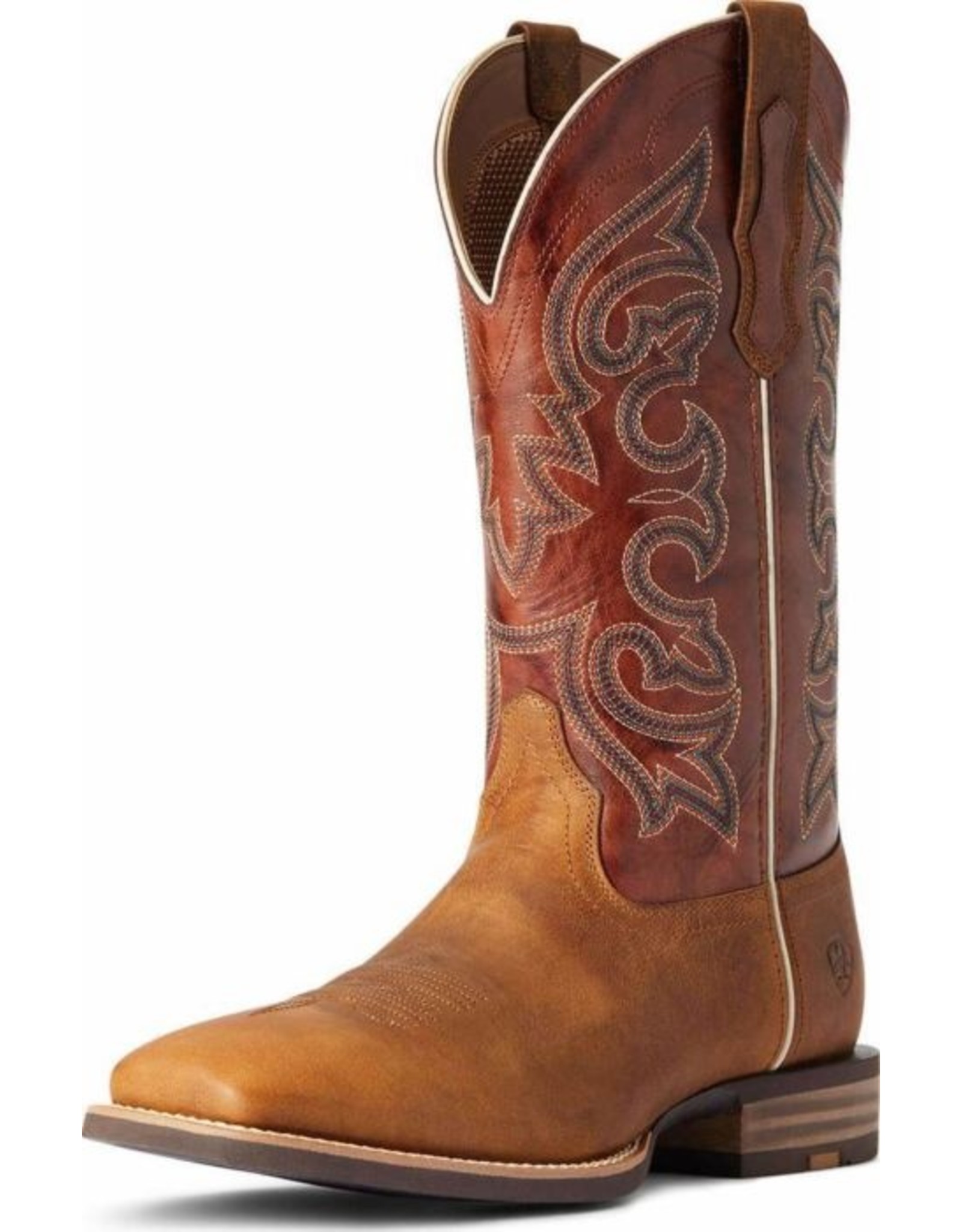 Ariat Mens Everlite Go Getter Sorrel Crunch/Blush Red 10038369 Western Boots