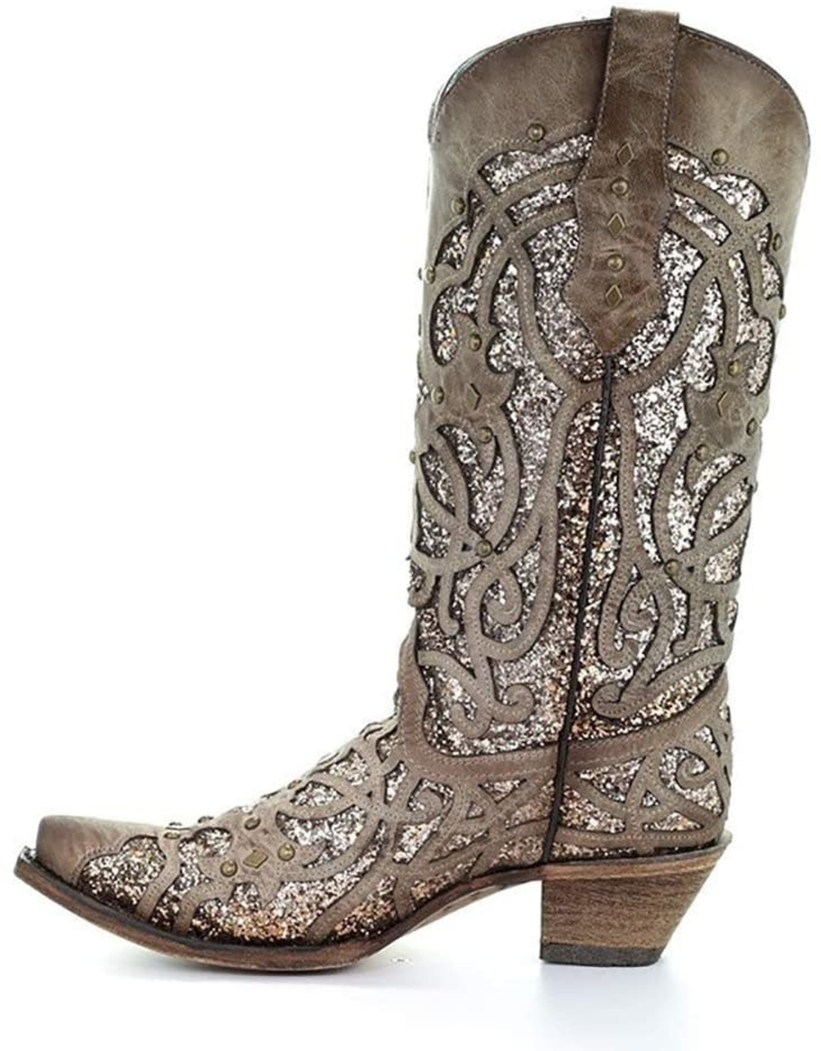 Corral Ladies Orix Glitter Snip Toe C3331 Western Boots