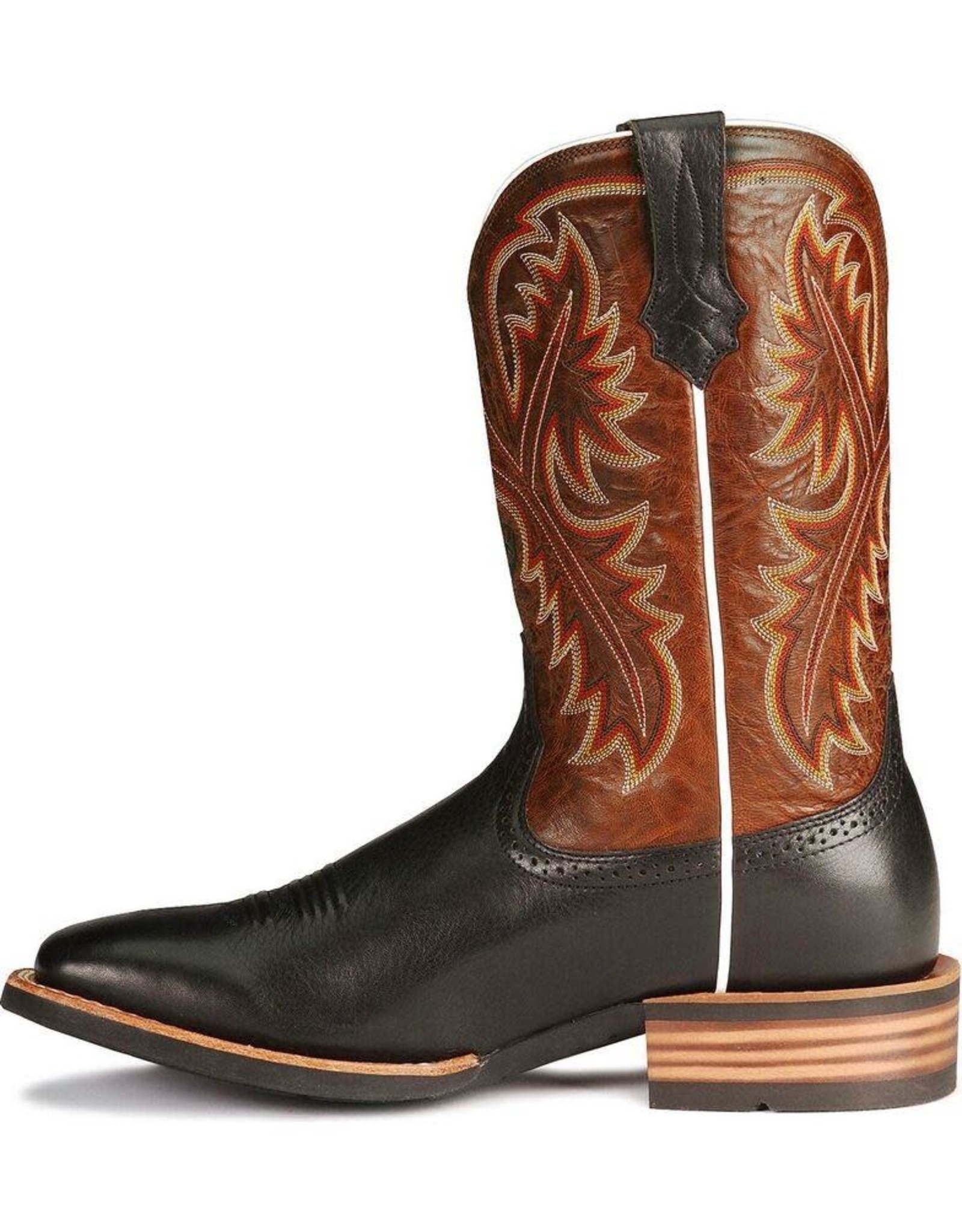 Ariat Men's Quickdraw Black Deertan/Washed Adobe 10002221 Western Boot ...