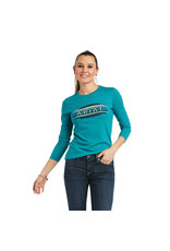 Ariat Ladies Teal Heather Serape 10038639 T-Shirt