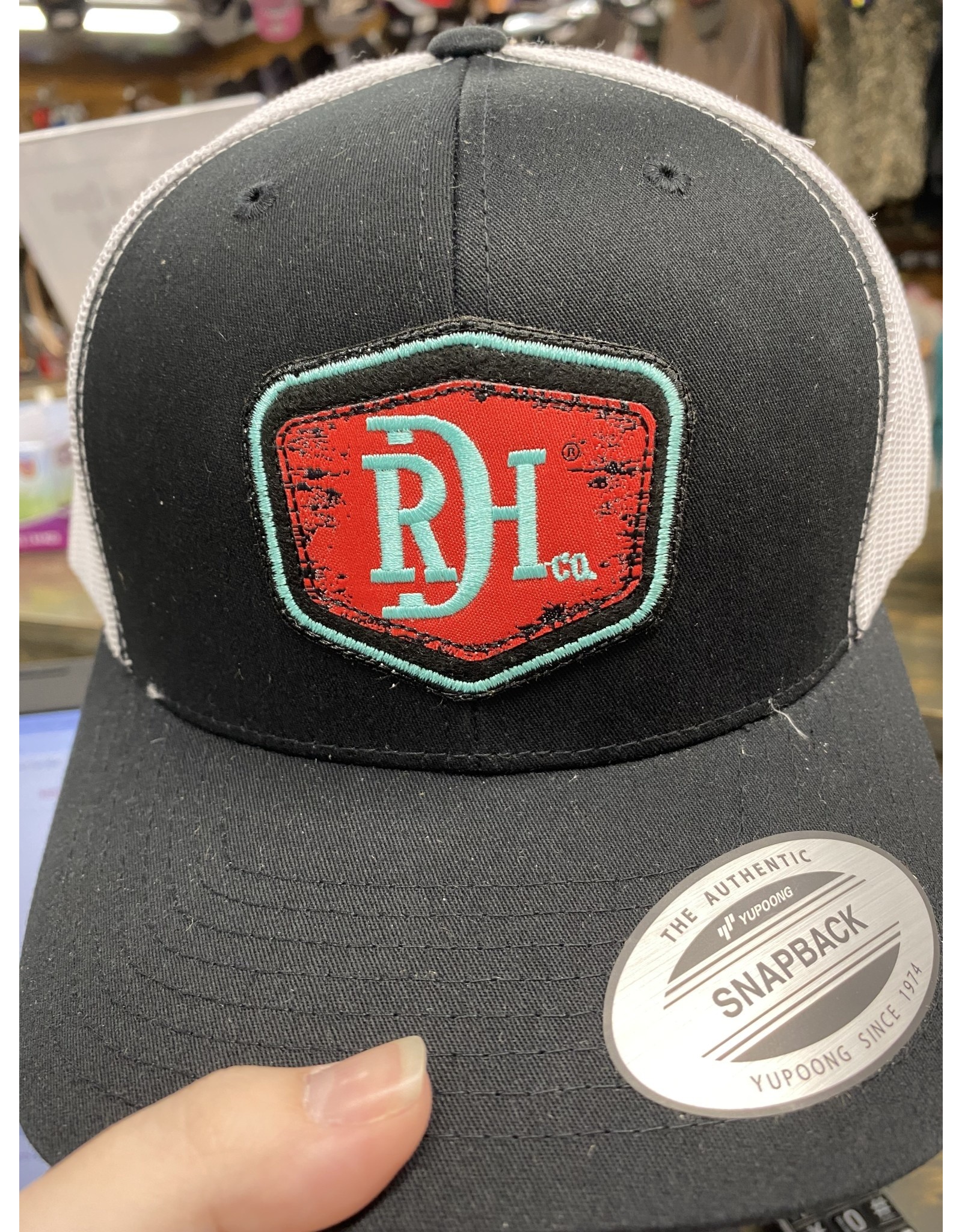 Red Dirt Hat Company Shield Teal/Red 6-Panel RDHC216 Cap