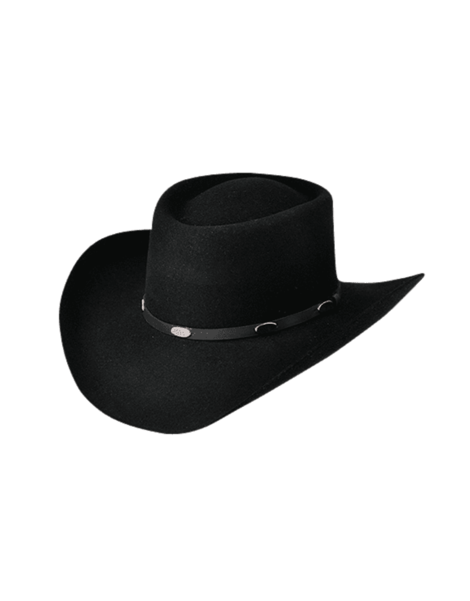Master Hatters Hold Em Black M37362954 #38 3X Cowboy Hat