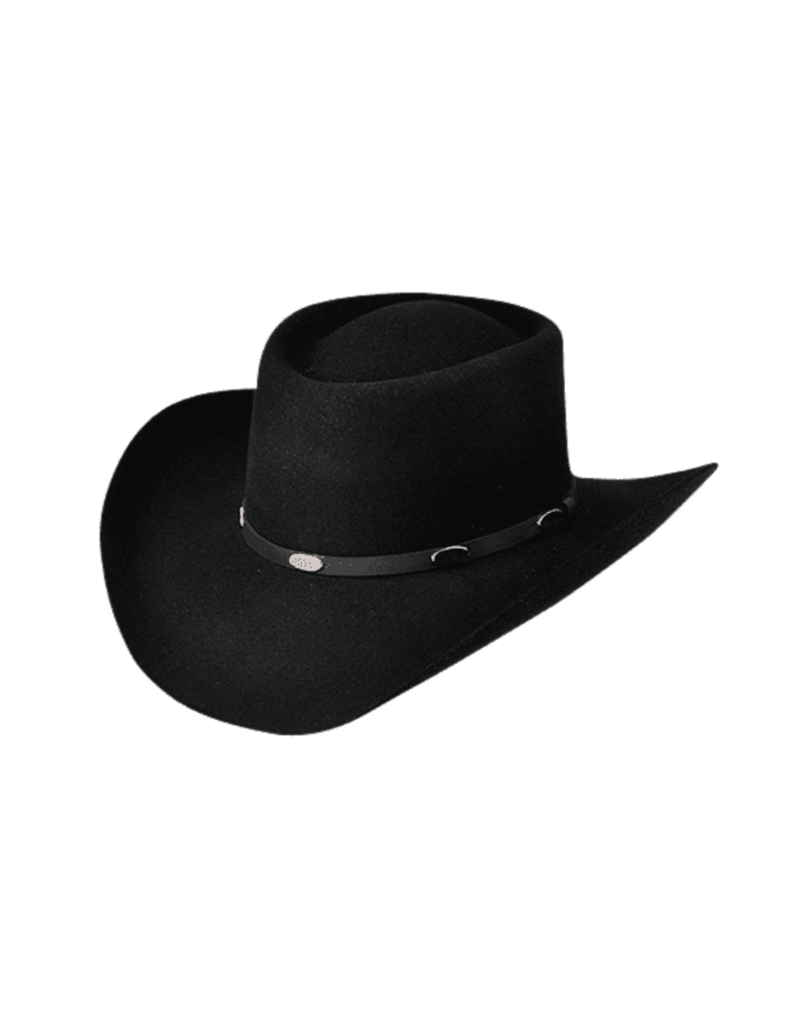 Master Hatters Master Hatters Hold Em Black M37362954 #38 3X Cowboy Hat