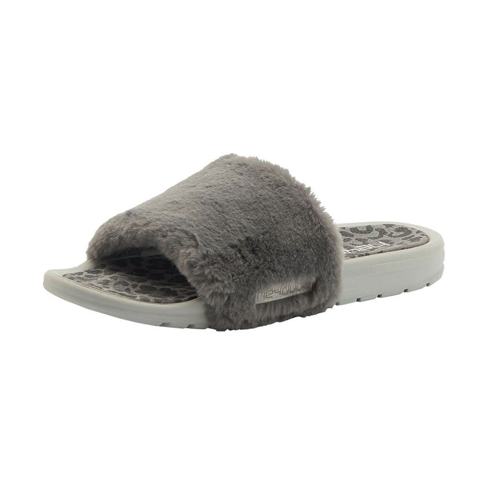 Hey Dude Ladies Peggy Grey Cheetah 122083139 Casual Slides - Nelson Royal's