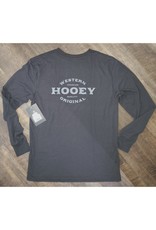 Hooey Men's Saloon HT1531BK Black Logo Long Sleeve T-Shirt