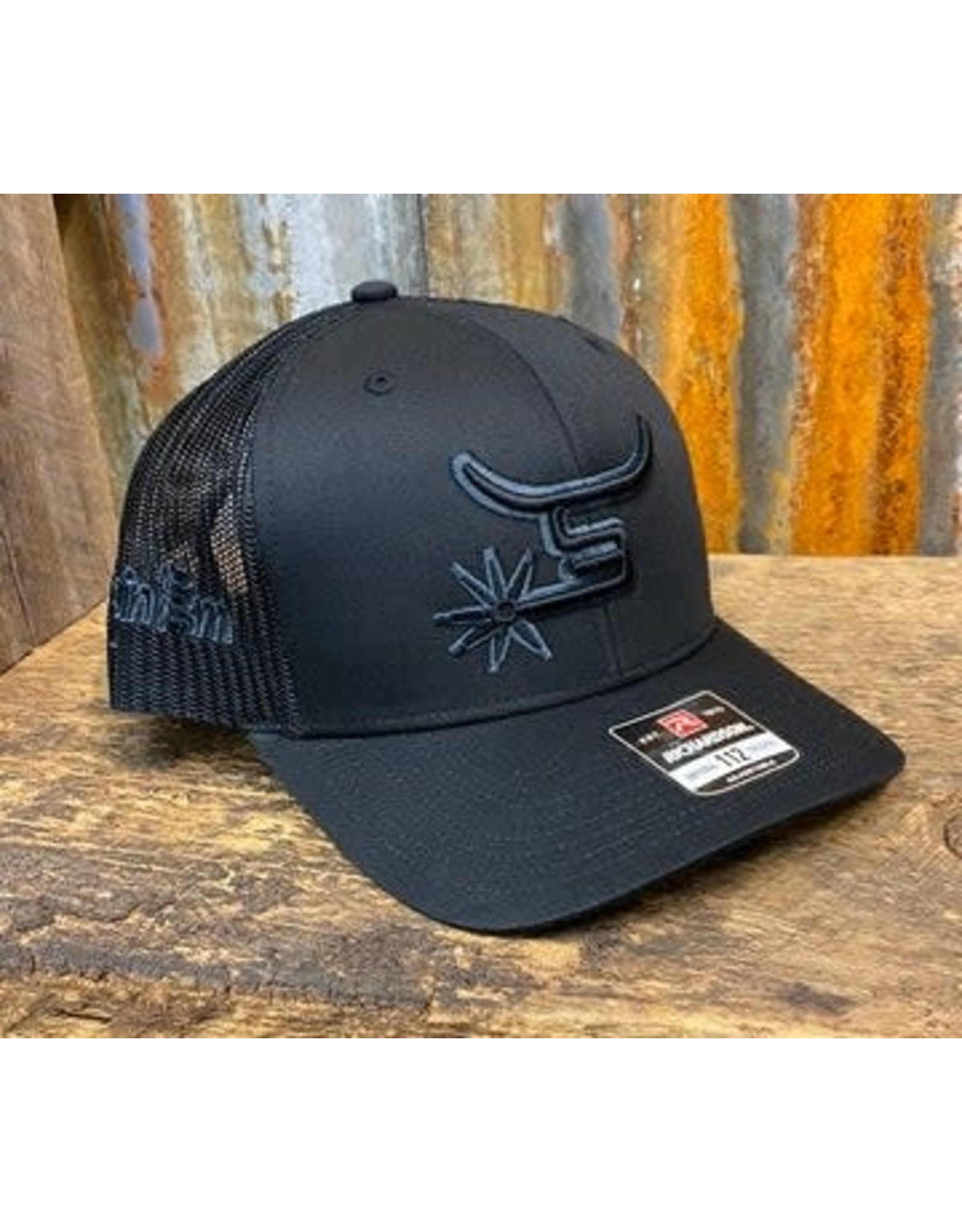 Spin Em Spin Em "Salvage" Black on Black Cap