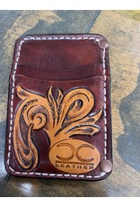 Chase Combs Leather Steer Head Front Pocket Wallet