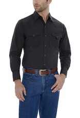Ely Mens Long Sleeve Shirt in Black Sz. Sm 15201905-89