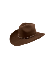 Master Hatters Master Hatters Elko #15 3X Felt M38462252 Brown 7 3/8
