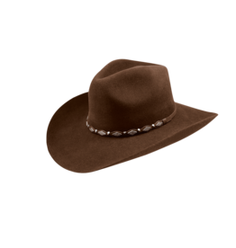 Master Hatters Elko #15 3X Felt M38462252 Sz. 7 1/8 Cowboy Hat
