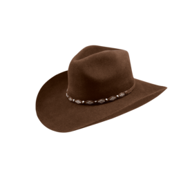 Master Hatters Elko #15 3X Felt M38462252 Brown 7 1/4 Cowboy Hat