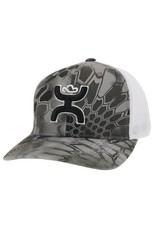 Hooey Hooey Bass Kryptek Flexfit 2155GYWH Cap L/XL