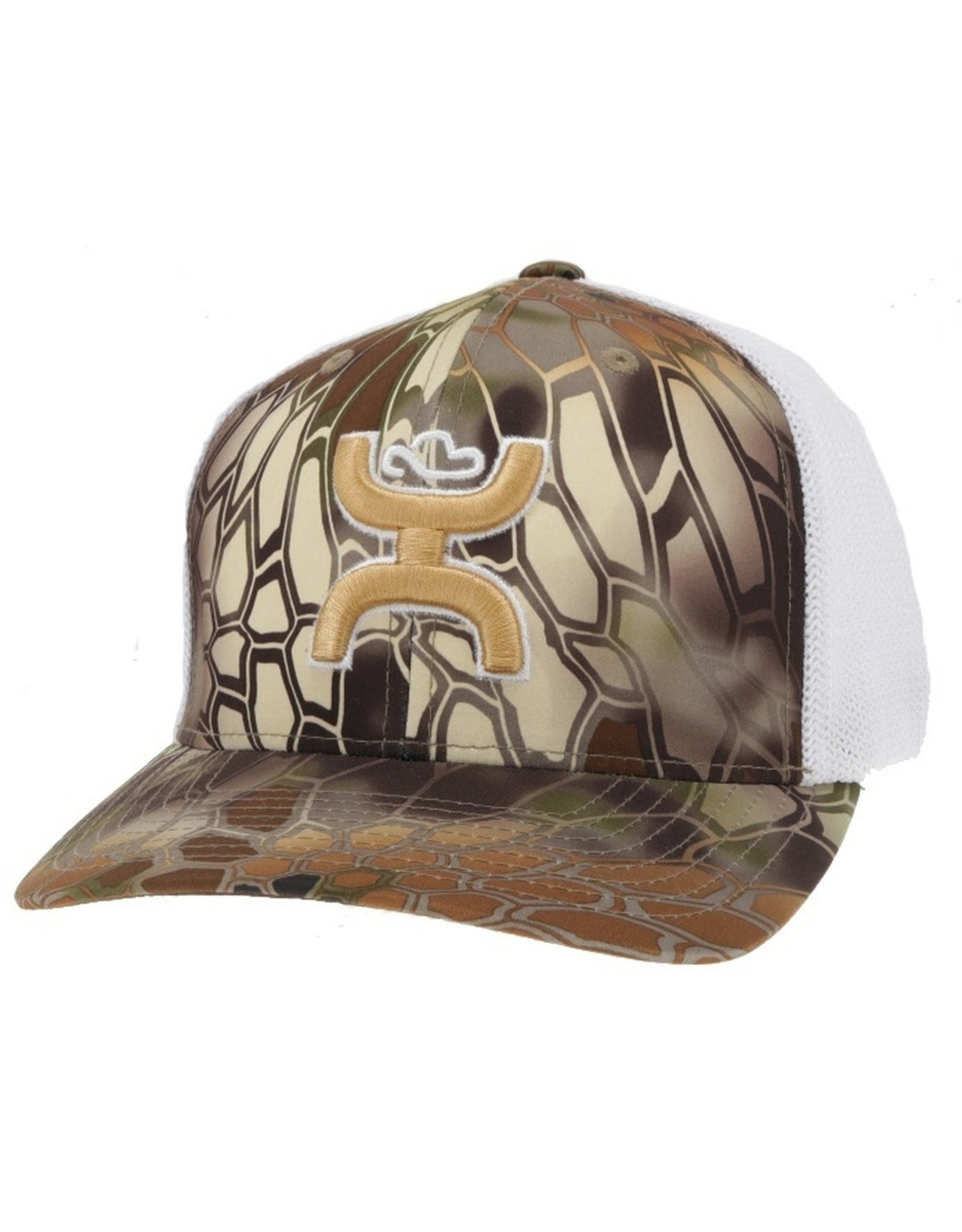 Hooey Hooey Bass Kryptek Flexfit 2155BRWH Cap L/XL