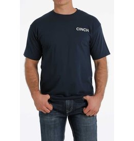 Cinch Men's Navy Logo MTT1690465 T-Shirt