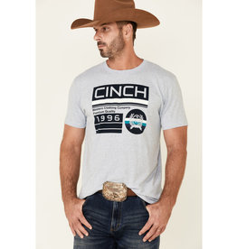Cinch Men's Heather Gray Logo MTT1690463 T-Shirt