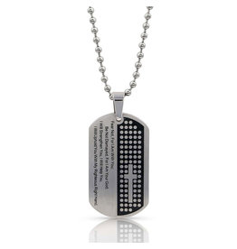 Montana Silversmiths Montana Silversmiths Cowboy's Prayer NC4405 Dogtags