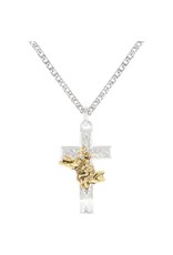 Montana Silversmiths Montana Silversmiths Bullrider Cross NC37 Necklace